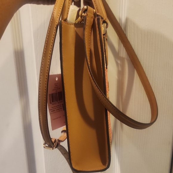 Kate Spade Pink and Tan Mini Woven Bag NWT - Picture 5 of 11